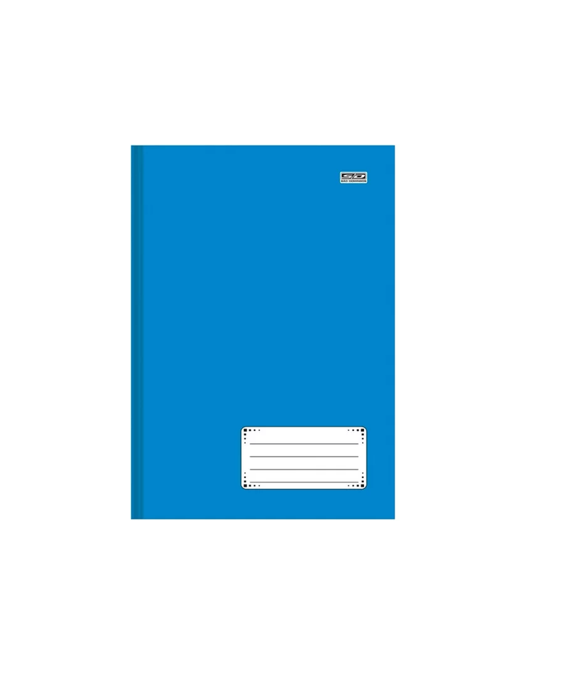 imagem Caderno CD Brochura 1/4 Azul São Domingos 96 Folhas