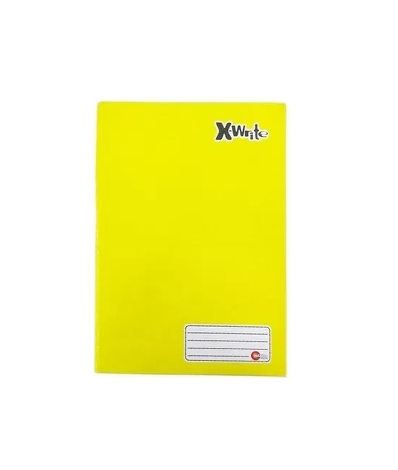 imagem Caderno CD Brochura 1/4 Amarelo X-Write 96 Folhas