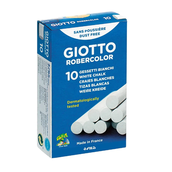 imagem Giz Branco 10un Giotto Robercolor