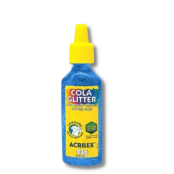 imagem Cola Glitter Azul 23g Acrilex