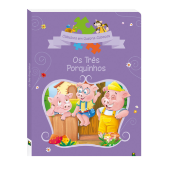 imagem Livro Clássicos em Quebra-Cabeças: Os Três Porquinhos