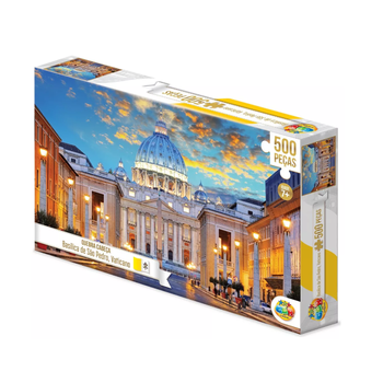 imagem Quebra Cabeça Basílica Vaticano GGB 500 peças