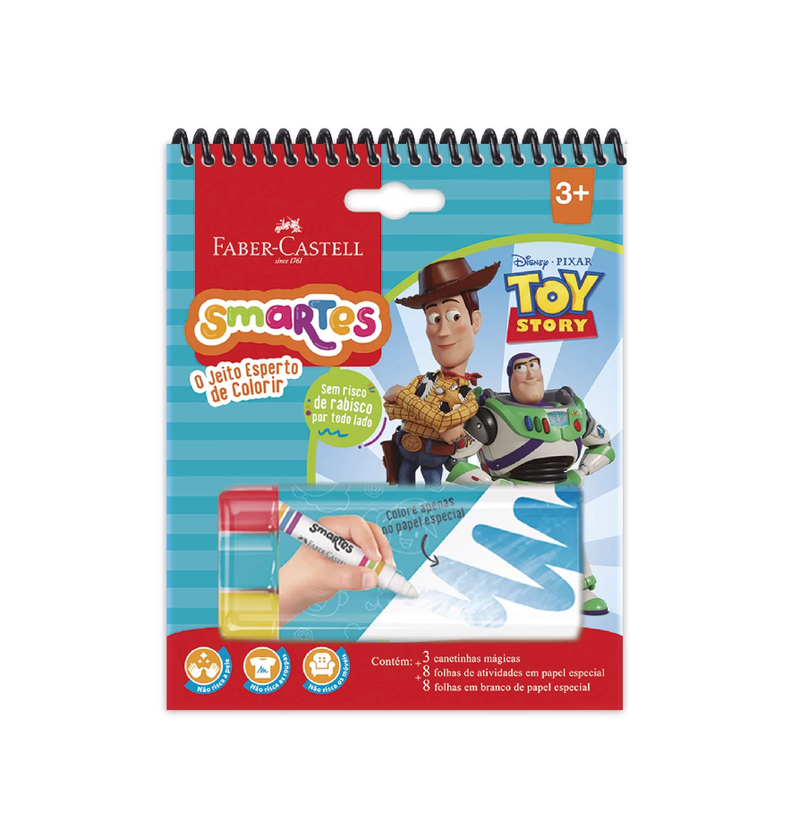 imagem Smartes Toy Story c/ Canetinhas Mágicas Faber-Castell
