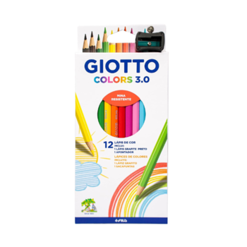 imagem Lápis de Cor Giotto Colors 3.0 Estojo 12 Cores