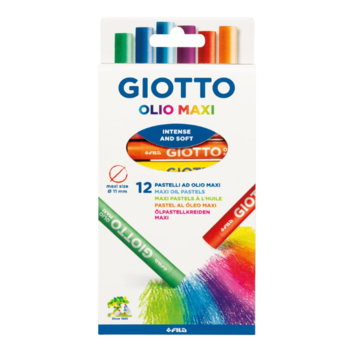 imagem Giotto Olio Maxi Pastels oléo 12 cores