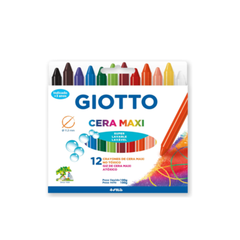 imagem Giotto Giz Cera Maxi Estojo 12 cores