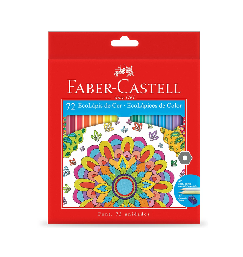 imagem EcoLápis de Cor 72 cores Faber Castell