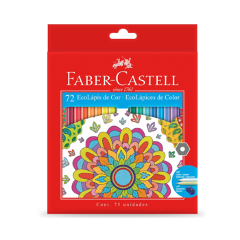imagem EcoLápis de Cor 72 cores Faber Castell
