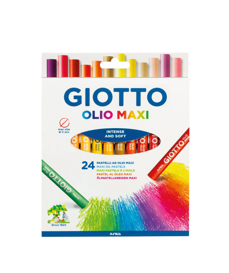 imagem Giz Pastel Oleoso Giotto Olio Maxi 24un