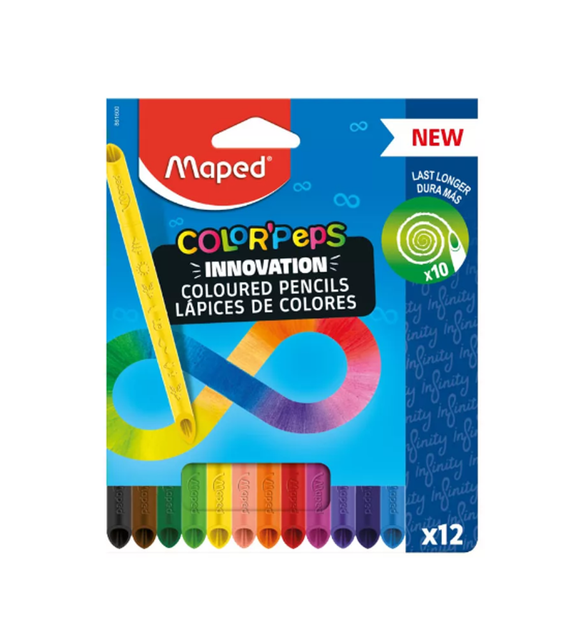 imagem Lápis de Cor Color'Peps Infinity 12 cores Maped